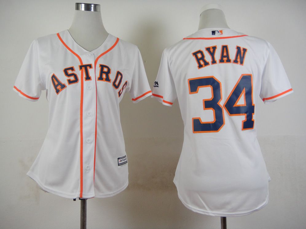 Women Houston Astros #34 Ryan White MLB Jerseys
